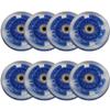 8 pcs Inline Skate Wheels 80mm 100mm 76mm 72mm Inline Skate Replacement Wheels 85A PU with Bearings (Blue,80mm) view 1