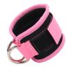 Ankle Straps for Cable Machines Women Men, Ankle Straps Double D Ring Adjustable Neoprene, Cable Kick Back Ankle Straps for Gym Accessories Cable Machines (Pink)