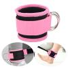 Ankle Straps for Cable Machines Women Men, Ankle Straps Double D Ring Adjustable Neoprene, Cable Kick Back Ankle Straps for Gym Accessories Cable Machines (Pink) view 2