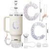 Accessories Set for Stanley Cup, Initials Decorations for Tumbler 30/40OZ view 4