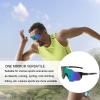 Cycling Sunglasses - Sports Sunglasses, Road Cycling Glasses, Outdoor Sports Polarized Sunglasses, Cycling Glasses & Goggles, Baseball Glasses, bikee Glasses For mtbb Riding view 3
