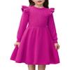 Arshiner Hot Pink Dress for Girls Sweater Winter Outfits Size 14-16 view 1
