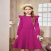 Arshiner Hot Pink Dress for Girls Sweater Winter Outfits Size 14-16 view 2