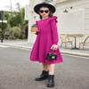 Arshiner Hot Pink Dress for Girls Sweater Winter Outfits Size 14-16 view 4