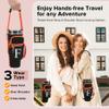 heweiautobsr 40 oz Initial Stanley Cup Holder with Adjustable Shoulder & Handheld Strap and Phone Pocket, Insulated Neoprene, Black view 4