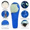 Xsog Ultralight Down Sleeping Bag for Adults, 1.92lbs 32-55F 650 Fill Down, Lightweight Compact Mummy Backpacking Sleeping Bag for Outdoor Camping and Hiking, Compressible -MFH500 (True Blue) view 3