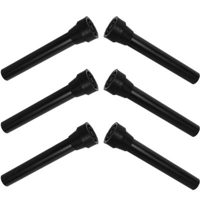 Mipcase 6pcs Universal Trampoline Replacement Legs Mini Trampoline Leg Cap Tip with Covers Pad Stainless Steel Trampoline Leg Tube Trampolines Bounce Part