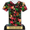 Hawaiian Shirt Trophy - Luau Party Awards - 7 inches Tall - Custom Personalization (Christmas) view 1