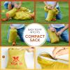 Xsog Ultralight Down Sleeping Bag for Adults, 1.92lbs 32-55F 650 Fill Down, Lightweight Compact Mummy Backpacking Sleeping Bag for Outdoor Camping and Hiking, Compressible -MFH500 (Golden Palm) view 4