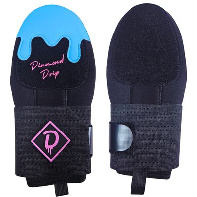 Baseball Sliding Mitt Adult Size - Ice Cream Sliding Mitt for High School & College Age Players, for Baseball & Softball, Ambidextrous, Hand & Wrist Protection (Midnight Vice, Adult)