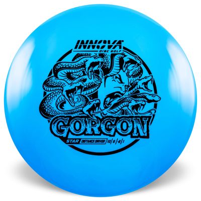 Innova Star Gorgon Distance Driver, Control Disc Golf Driver with Straight Glide (Colors Will Vary) (165-169g)