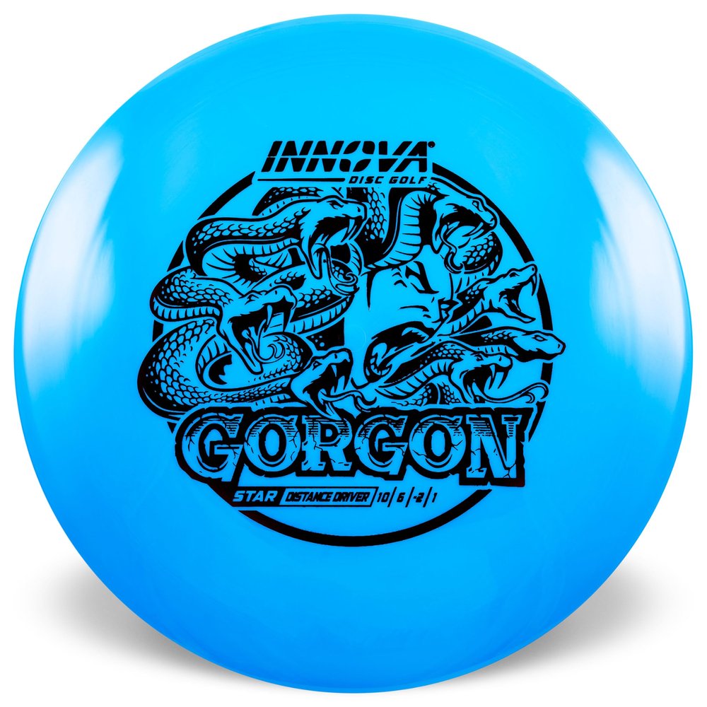 Innova Star Gorgon Distance Driver, Control Disc Golf Driver with Straight Glide (Colors Will Vary) (165-169g)