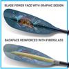 Hornet Kayak Paddle and Kayak Seat Cushion Bundle - Includes Fiberglass Kayak Paddle and Kayak Seat Pad with Sticker Design view 4