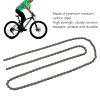Bike Chain,12 Speed Chain,Impact Resistant Medium Carbon Steel Variable Speed Chain with 2 Buckle,Gray Bike Chain for Road Mountain Racing Cycling view 3