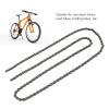 Bike Chain,12 Speed Chain,Impact Resistant Medium Carbon Steel Variable Speed Chain with 2 Buckle,Gray Bike Chain for Road Mountain Racing Cycling view 4
