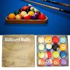 2.3in Diameter Professional Regulation Size Billiards Pool Balls Set, Standard Set of 16 Pool Balls for Billiard Table, Pool Table Accessories Balls Set for Practice Tournament view 4