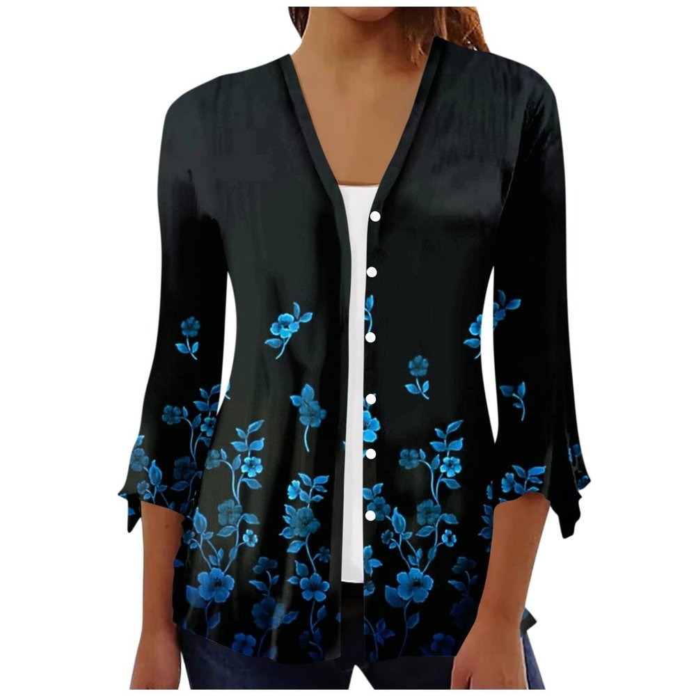 Hawaiian Dresses for Women Bathing Suit Swim Suits Cover Up for Women 2024 Shrugs for Women Summer Top Boho Dress(B-Black,Medium)