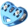 Beuiouer Heart-Shape Climbing Double Pulley Steel Cable Rope 13mm Climbing Device High Speed Zipline Trolley 24KN view 1