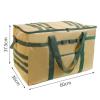 Pegciuho Heavy Duty Outdoor Gear Storage Bag for Camping and Hiking, Khaki view 3