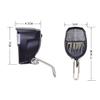 Beuiouer Dynamo Bike Light Front Light Set Input AC 6V 3W Dynamo Bicycle LED Headlight Bike Accessories, Black view 4