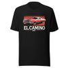 1972 El Camino SS t-Shirt for Chevy Classic Car Owners Mechanics Gear Heads Automotive Tees Black view 1