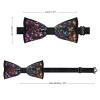 Colorful Glitter Men's Formal Classic Bow Ties Pre-Tied Tie with Adjustable Neck Band for Parties Wedding view 2