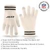 Ultra Game NFL Youth Super Soft Winter Beanie Knit Hat with Extra Warm Touch Screen Gloves, New York Jets, Natural, 1SIZE view 3