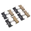 Beuiouer 4 Pairs Bicycle Disc Brake Pads for Dominion A4 Disc Brake,Sport EX, black