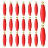 Beuiouer 20 Pieces Fishing Bobbers Weighted Foam Snap on Float Weighted Bobbers for Fishing Tackle Accessories Fishing Supplies view 1