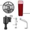 Beuiouer Bike Light Bicycle Motorized Bike Friction Generator Dynamo Headlight Tail Light Kit 6V 3W Bike Accessories, black & silver