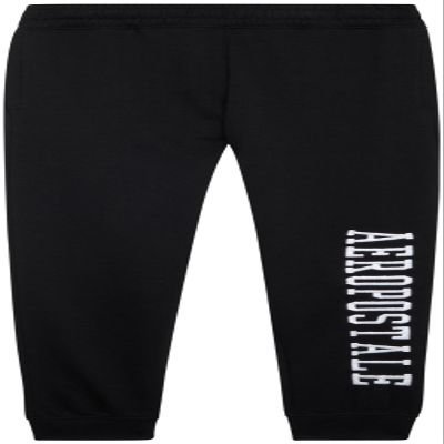 AEROPOSTALE Active Boys Sweatpants - Super Soft Fleece Boys Athletic Jogger Pants Kids Activewear with Pockets (Sizes: 4-16), Size 8, Dark Black