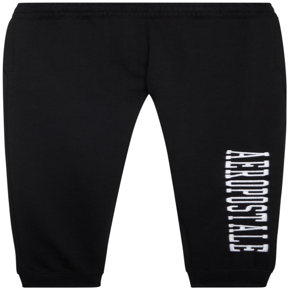 AEROPOSTALE Active Boys Sweatpants - Super Soft Fleece Boys Athletic Jogger Pants Kids Activewear with Pockets (Sizes: 4-16), Size 8, Dark Black