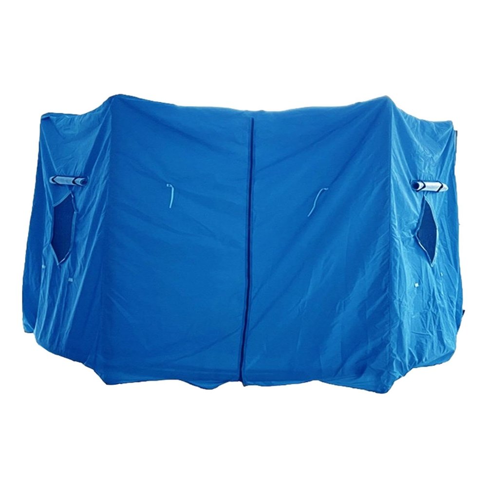 Aosekaa Trampoline Tent, Trampoline Shade Cover, Trampoline Protective Cover, Trampoline Awning, Trampoline Canopy, Blue 6FT 6 Poles, Optional