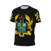 ODSLFHJD Coat of Arms of Ghana 3D Print Men'S Crewneck Classic Breathable Short-Sleeved Mesh T-Shirt X-Large Black view 2