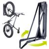 Pivot Bike Storage Rack Black by Delta Cycle - Bike Rack Garage Wall Mount Swivels to Save Space - No Heavy Lifting Required Vertical Bike Rack - Indoor Bike Storage Wall Hanger Holds Up to 100 lbs view 1