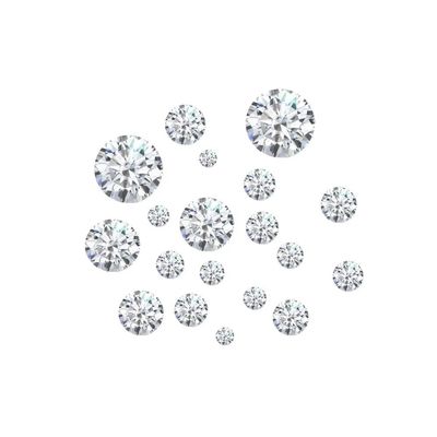 10PCS 3.0mm High Clarity D Colorless Round Moissanite Diamond Loose Moissanite Stone about 1CT