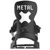Bent Metal Axtion Snowboard Bindings, L: US M 11-14, Black/White view 2