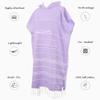 Beach Poncho with Hood, Personalized Turkish Towel Poncho, Handmade Beach Coverup, Customizable Unisex Surf Hoodie for Adult, Wetsuit Changing, Quick Dry Cotton, Lightweight, Sand Proof (Blue) view 3