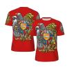 Emblem of Armenia Symbol 3D Print Men'S Crewneck Classic Breathable Short-Sleeved Mesh T-Shirt Small Black view 4
