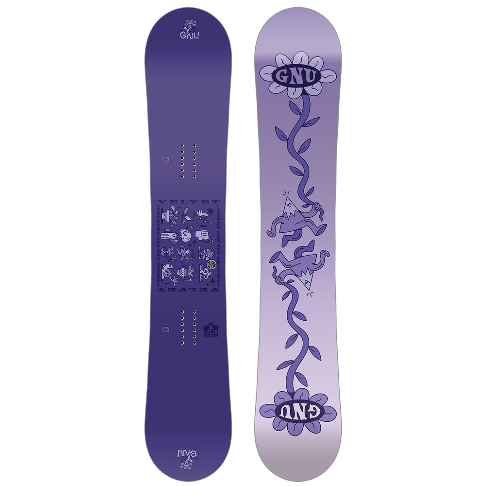 GNU Velvet Womens Snowboard, 147