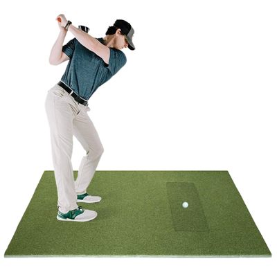 The Indoor Golf Shop SIGPRO Softy LITE Golf Mat 4'x10' - Lightweight, Space-Saving Professional-Grade Mat, Realistic Fairway Feel - Replaceable Hitting Strip, Responsive Cushioning & Joint-Friendly