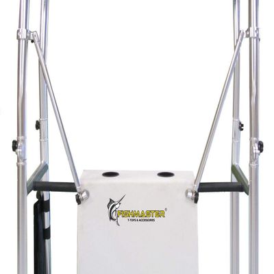 Fishmaster T-Top Vertical Brace Standoffs - Tower Frame Stabilizer (Center Consoles Under 30in.) Quick Release Knobs - Pro Series