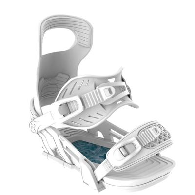 Bent Metal Logic Snowboard Bindings, L: US M 11-14, White