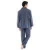 Fruit of the Loom Men's Flannel Pajama Sleep Set, Navy Plaid, 3X view 2