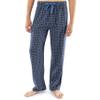 Fruit of the Loom Men's Flannel Pajama Sleep Set, Navy Plaid, 3X view 3