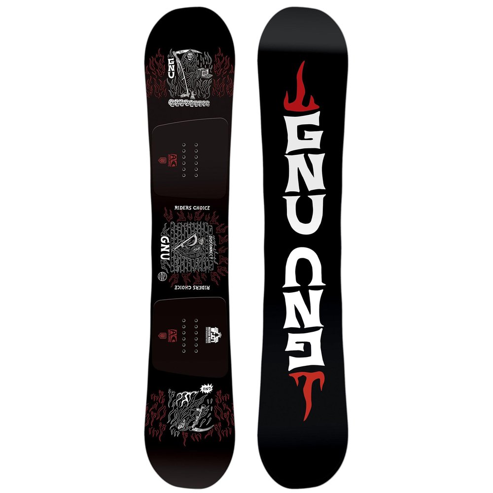 GNU Riders Choice Mens Snowboard, 151.5