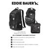 Eddie Bauer Stowaway Packable Backpack | Travel | Outdoor | Lightweight | Foldable | Durable | Ripstop Polyester | 20L - Port Red view 2