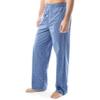 Fruit of the Loom Men's Broadcloth Short Sleeve Top and Long Pants Pajama Set, Medium Blue, X-Large view 3