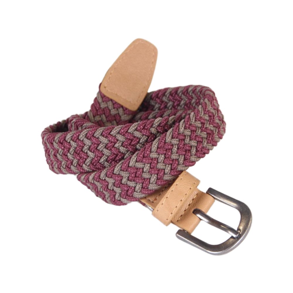 Peppercorn Kids Boys Braided Stretchy Cord Belt - Brown - Age (4-7 yrs)