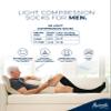Pembrook Compression Socks for Men - 3 Pack | Graduated Compression Travel, Athletic, Work Socks | Support Socks for Men Black view 3